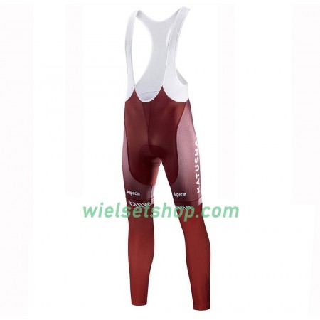 Fietsbroek Lang met Bretels 2019 Team Katusha Alpecin N001